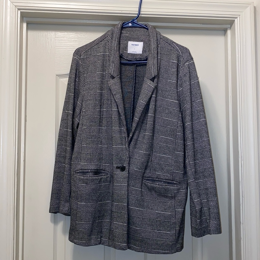 Old Navy plaid jacket
